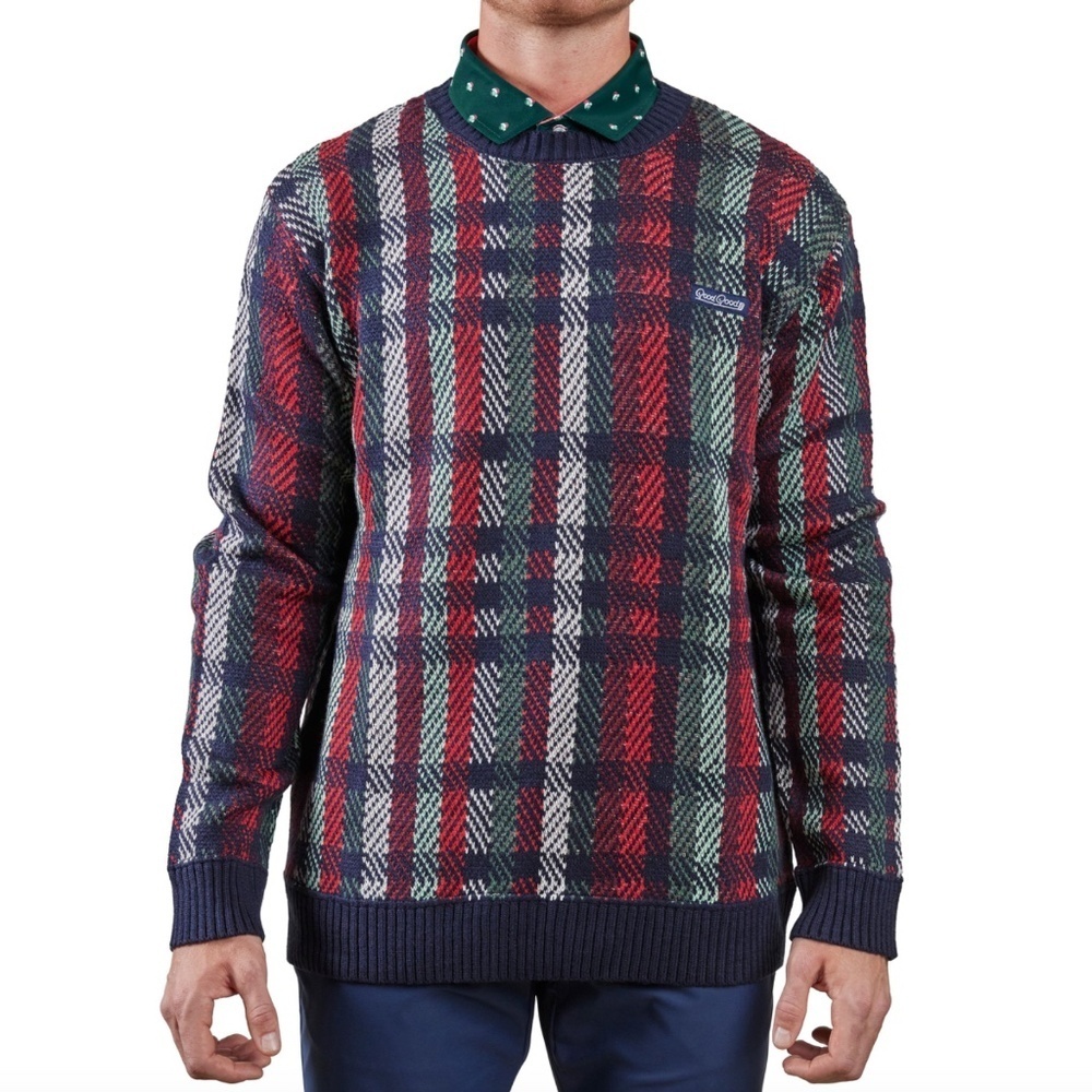Good Good Par Plaid Sweater